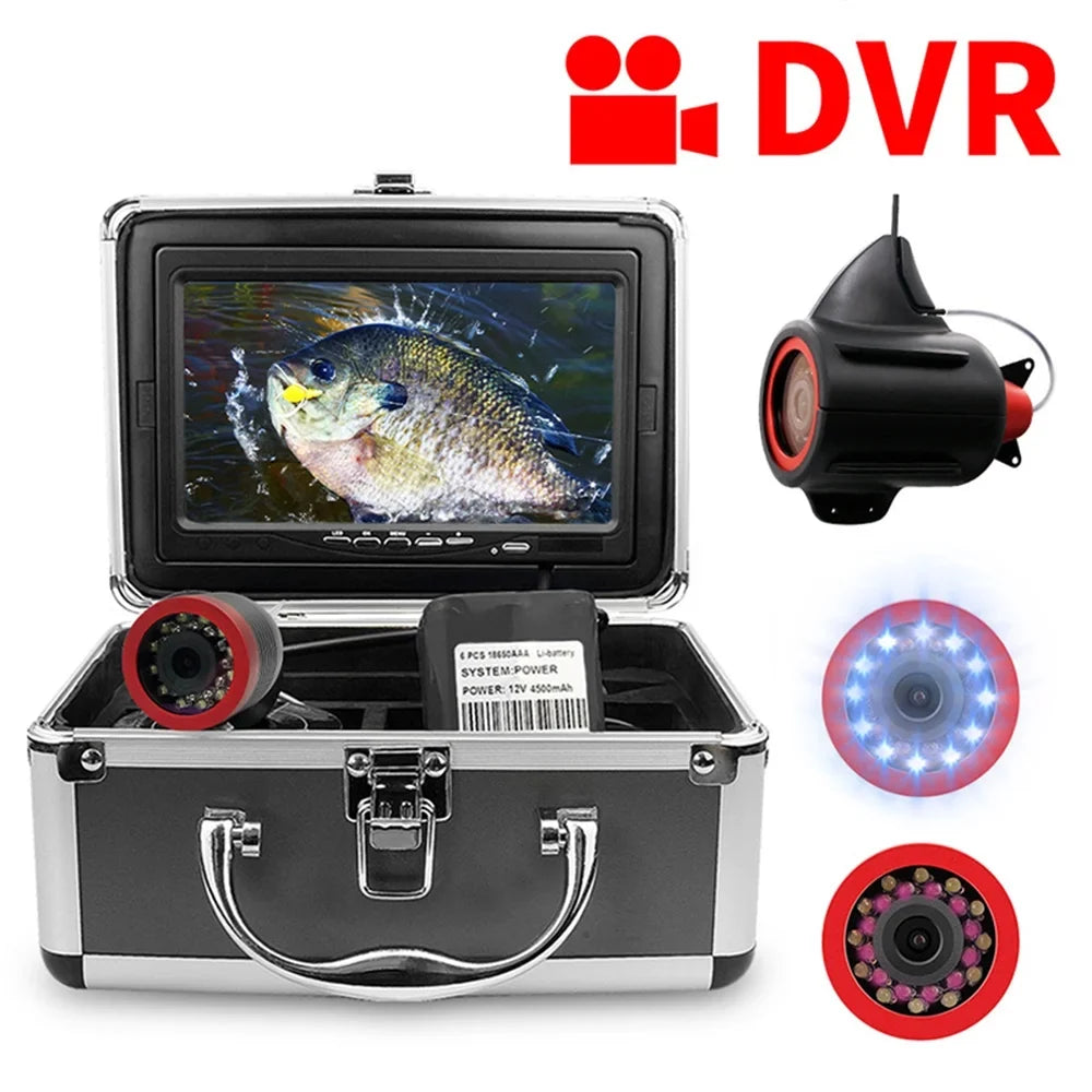 Erchang 7 Inch DVR Liquid Fishing Camera for Lake Sea Fishing, Portable Video Fish Finder