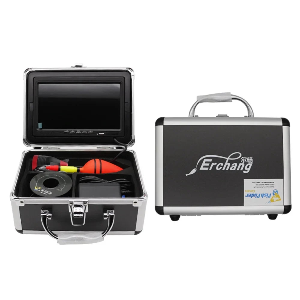 Erchang 7 Inch DVR Liquid Fishing Camera for Lake Sea Fishing, Portable Video Fish Finder
