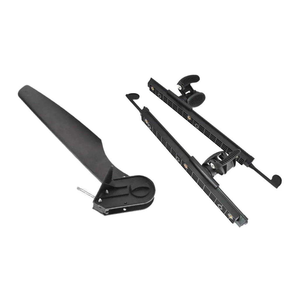 kesoto Kayak Rudder Kayak Foot Pegs Boat Tail Liquid Rudder with Foot Brace Pedals for Fishing Boat Canoeing Marine Accessories