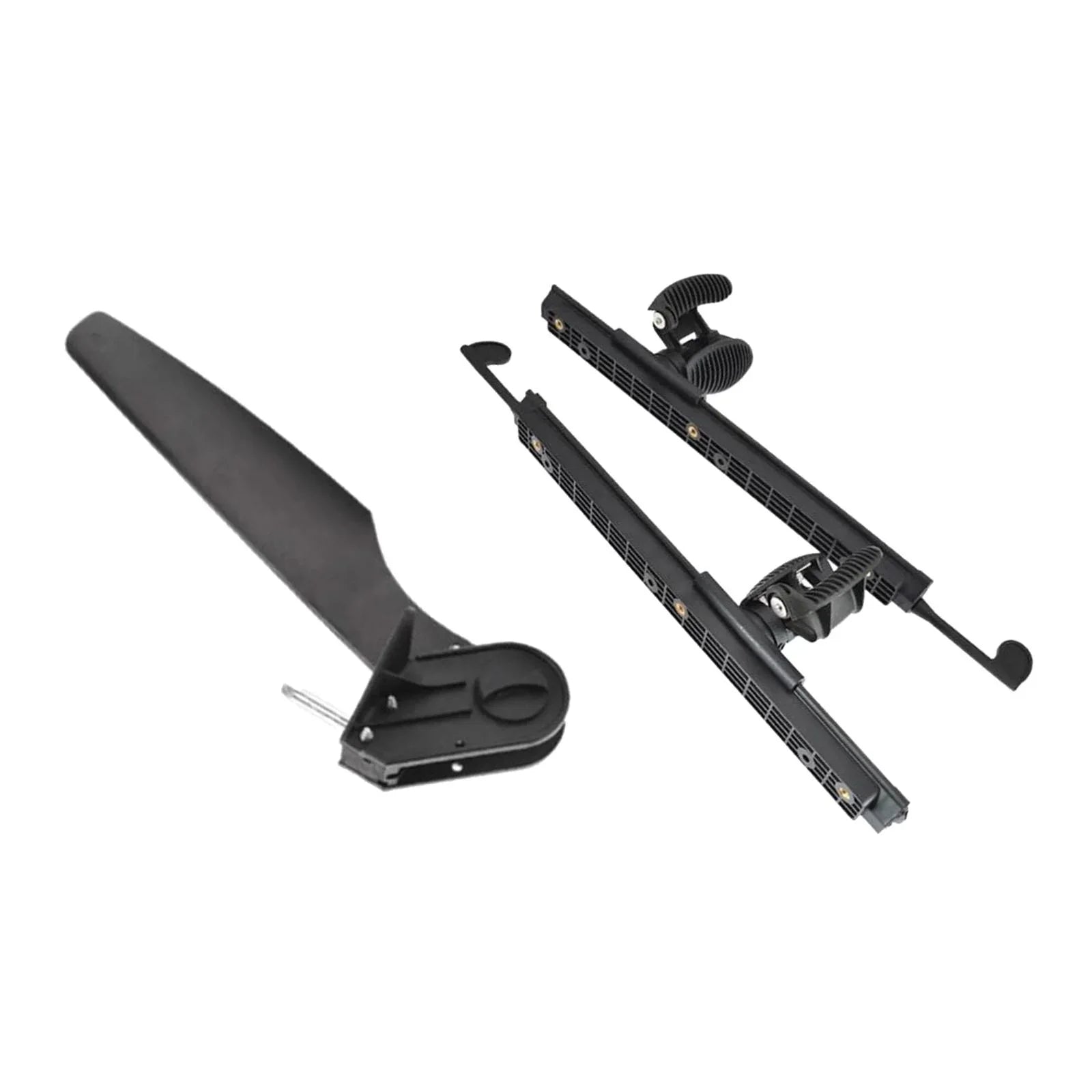 kesoto Kayak Rudder Kayak Foot Pegs Boat Tail Liquid Rudder with Foot Brace Pedals for Fishing Boat Canoeing Marine Accessories