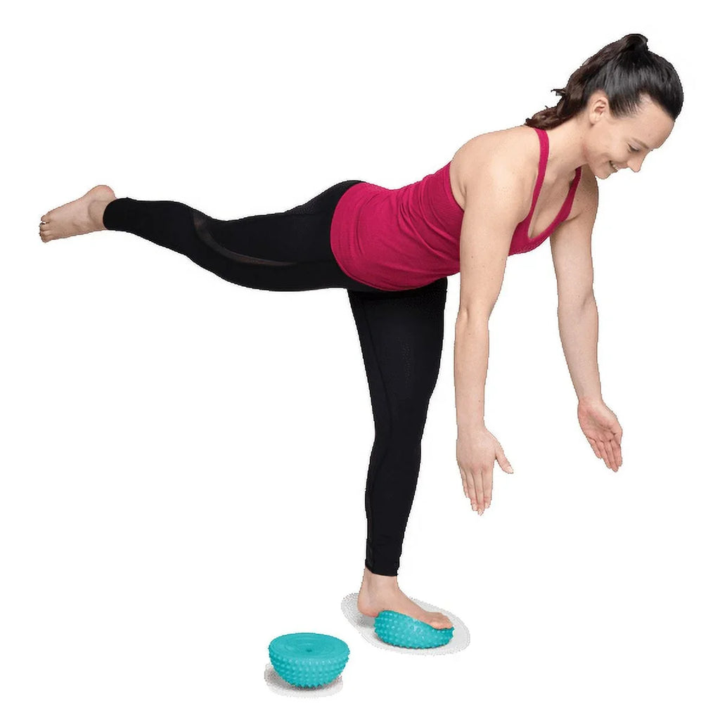 OPTP LO ROX Aligned Life Domes (Pair) - Textured Balance Pods - Stability and Balance Training Equipment - Sensory and Self-Massage Tools - by Lauren Roxburgh