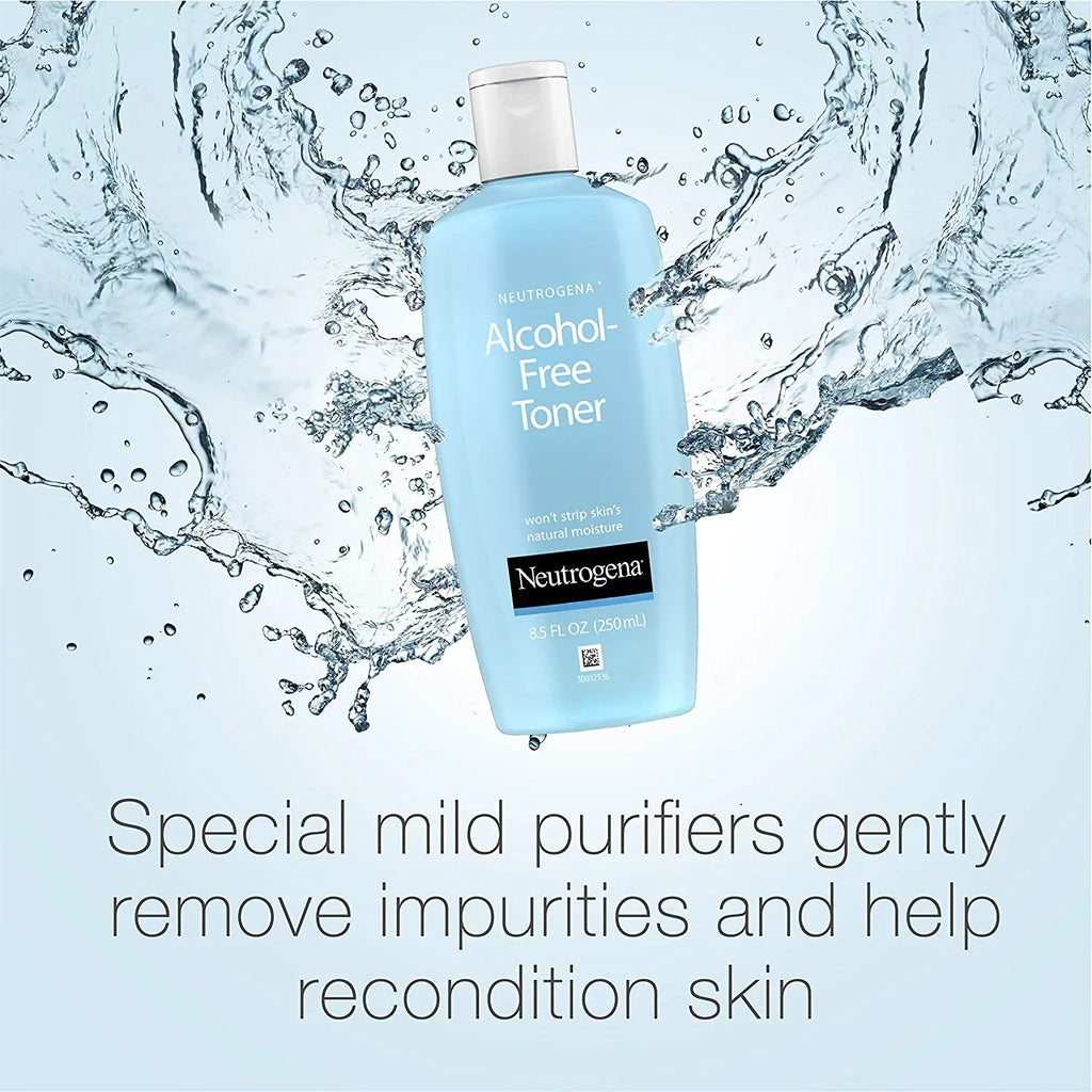 Neutrogena Alcohol-Free Toner 8.50 oz (Pack of 3)