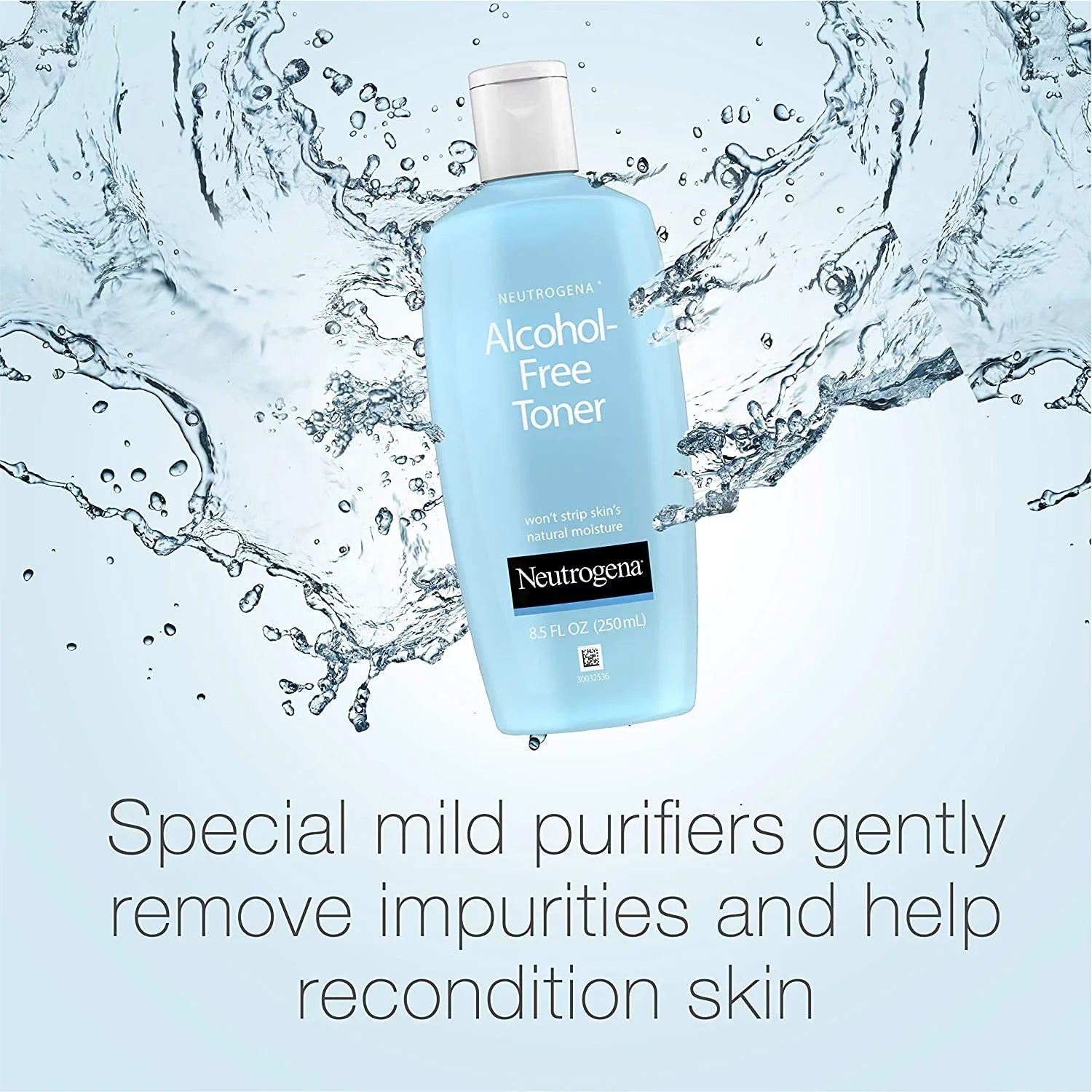 Neutrogena Alcohol-Free Toner 8.50 oz (Pack of 3)