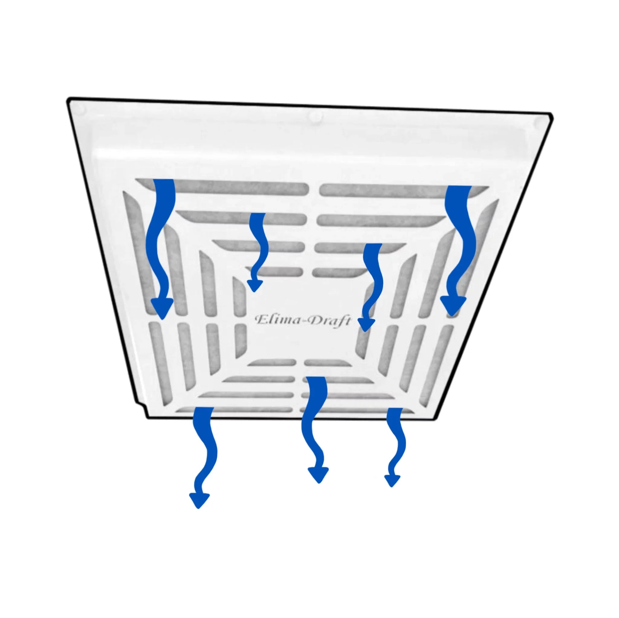 ELIMA-DRAFT® MAGNETIC FILTRATION VENT COVER FOR HVAC COMMERCIAL VENTS 24" X 24"