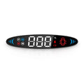 Nebublu Tesla Model 3 Model Y Head Up Display， Digital Speedometer Display, Vehicle Speed, Gear, Turn Signal, Battery, Door Reminder, Seat Belt Reminder
