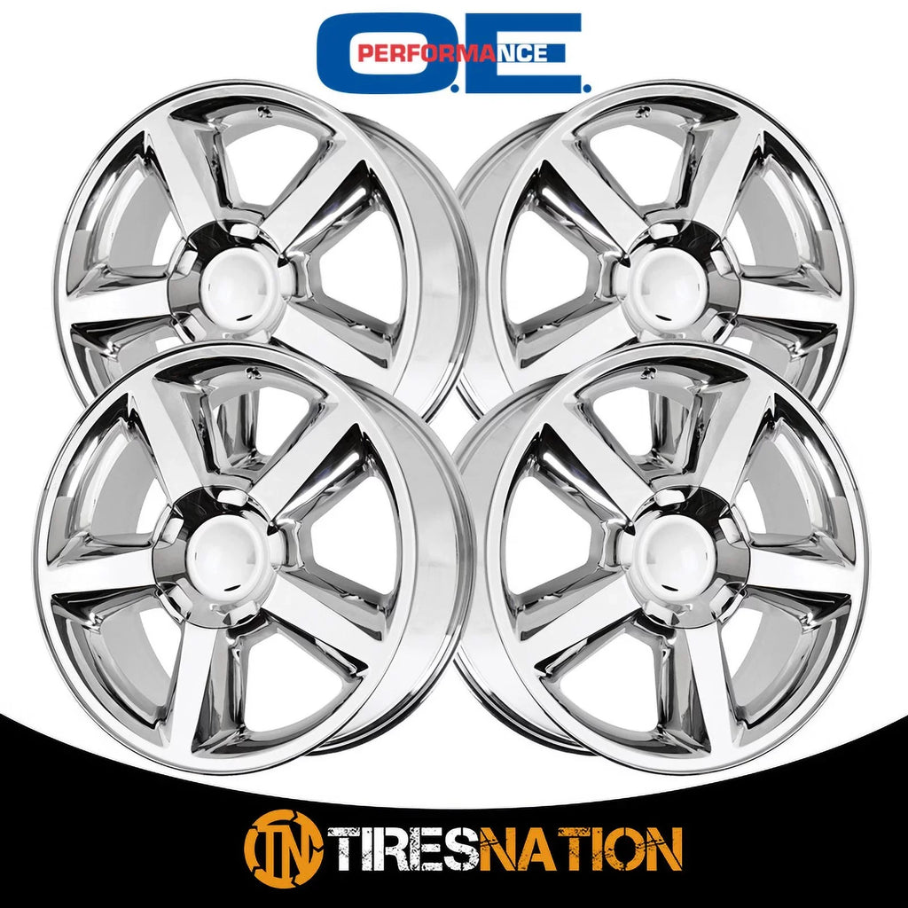 OE Creations Aluminum Rim PR131 20X8.5in Chrome Finish, 131C-285831 2018 Chevrolet Silverado 1500