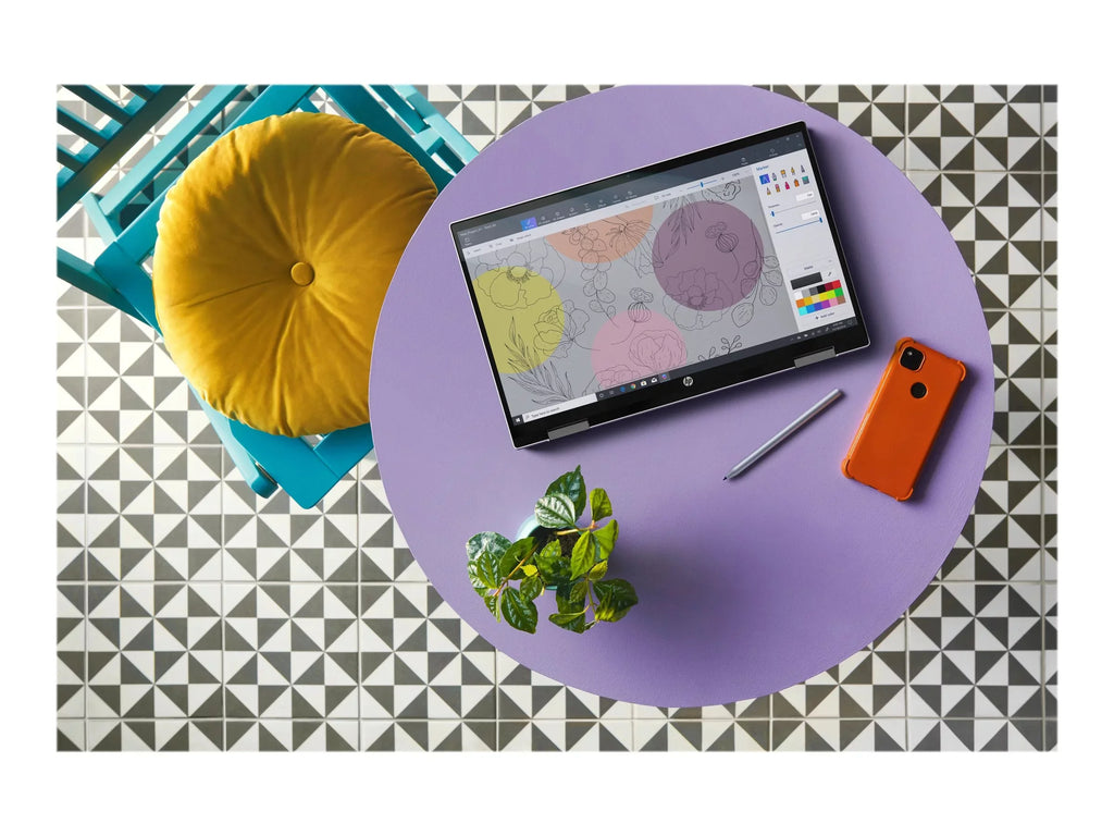 Pavilion x360 Mobile pc 15-er0051nr - Flip design - Core i5 1135G7 / 2.4 GHz - Win 10 Home 64-bit - Iris Xe Graphics - 8 GB RAM - 512 GB SSD NVMe - 15.6" IPS Monitor 1920 x 1080 (Full HD) - Wi-Fi 6 - natural silver - kbd: US