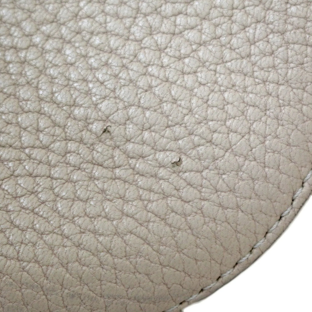 Pre-Owned Chloé Chloe Shoulder Bag Leather Beige Ladies Chain BRB01000000002558 (Fair)