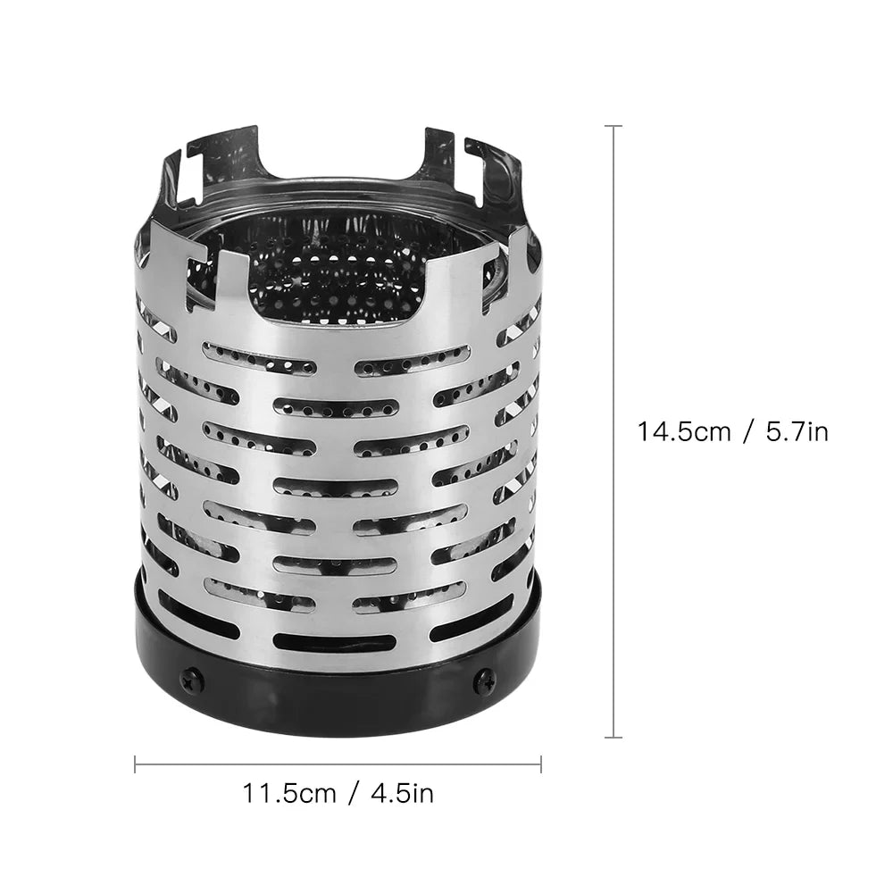 Nebublu Heating Stoves,Warmer Stoves Cover Outdoor Portable Heater Tent Cover Handle Steel Tent Cover Stainless Steel Tent Handle Tent Heater Portable Stainless Steel SIUKE RUSUO Cover Handle Tent