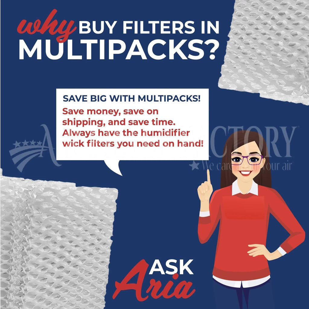 4-Pack Compatible with Honeywell HCM631, HCM635, HCM645, HCM650, HCM300T, HCM315T, HCM350 by Air Filter Factory