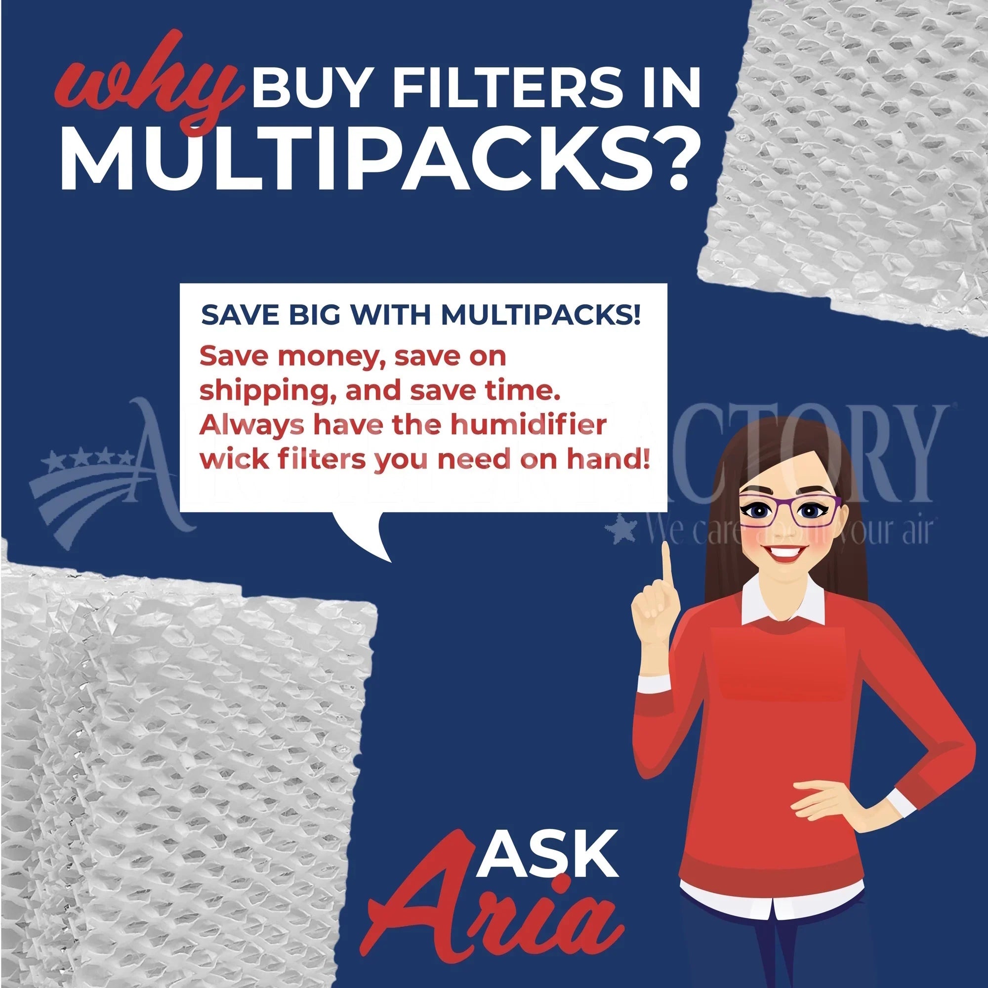 4-Pack Compatible with Honeywell HCM631, HCM635, HCM645, HCM650, HCM300T, HCM315T, HCM350 by Air Filter Factory