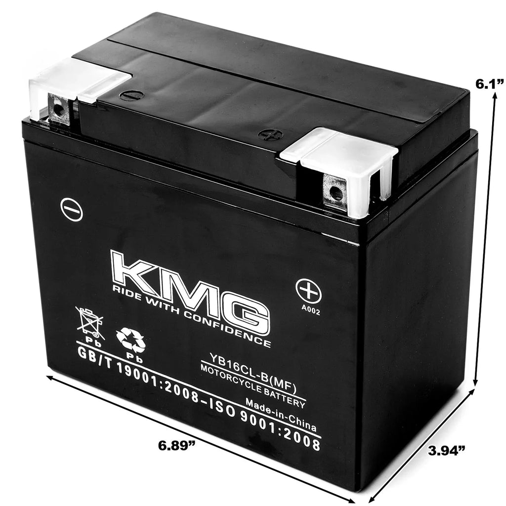 KMG 12 Volts 9Ah Replacement Battery Compatible with Kawasaki (Jet Ski) JS650 SX 1987-1995