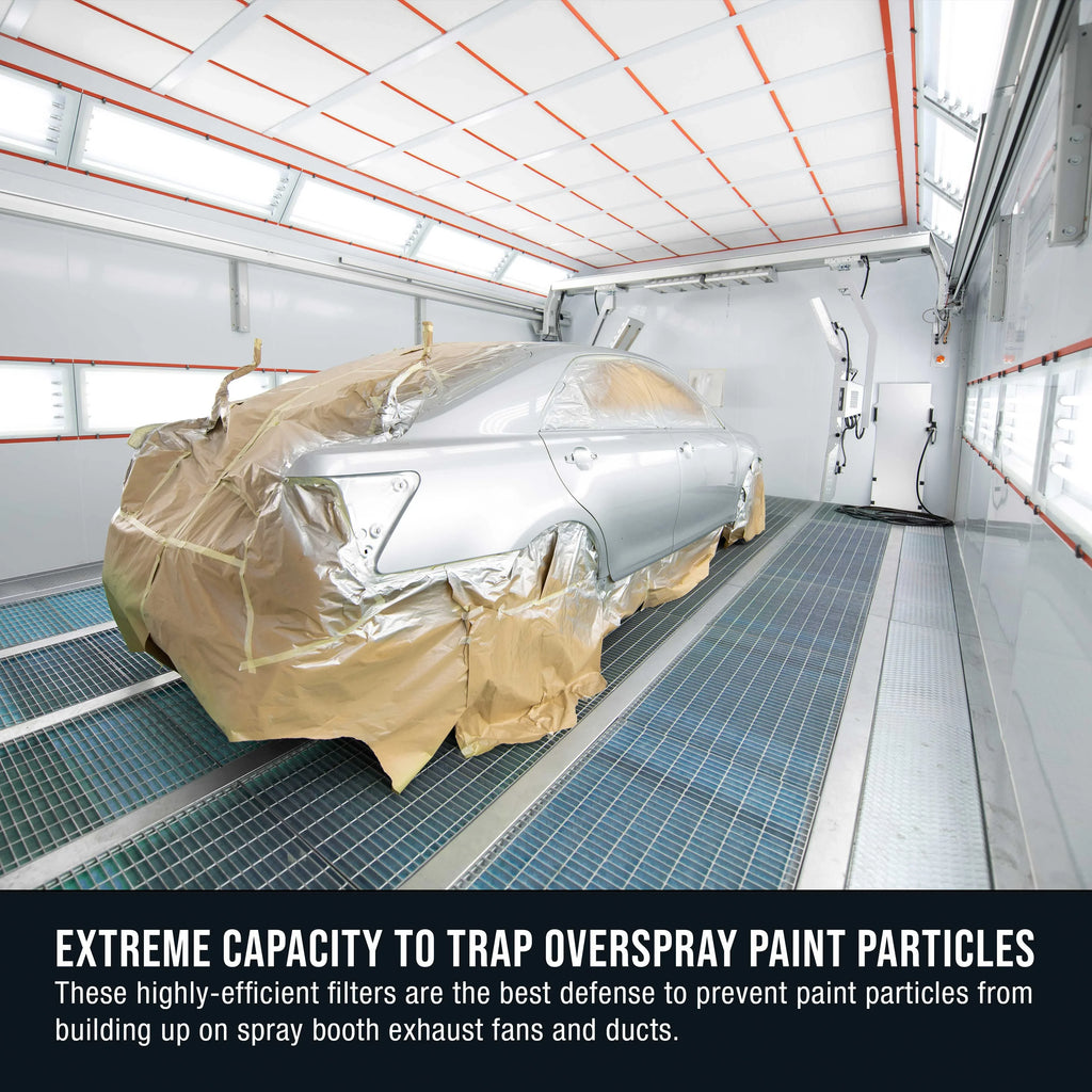 Master Elite Premium Paint Spray Booth Exhaust Filter Roll, 40.5" x 100' - 18 Gram Heavy-Duty Fiberglass Paint Arrestor - Captures Traps Overspray Paint Particles in Auto Autobody Refinish Booths