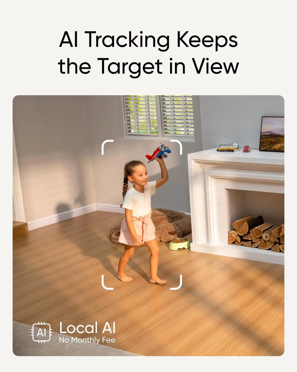 eufy Security Indoor Cam S350, Dual Cameras, 4K UHD Resolution Security Camera with 8× Zoom and 360° PTZ, Human/Pet AI, Ideal for Baby Monitor/Pet Camera/Home Security, Dual-Band Wi-Fi 6