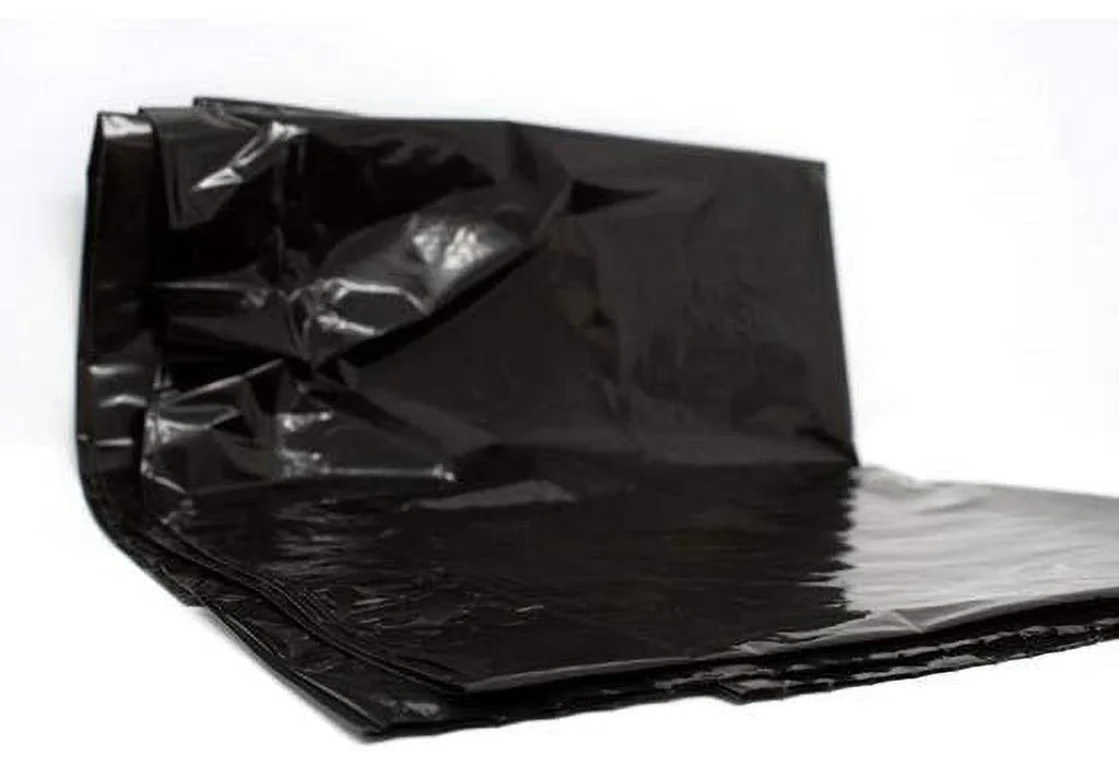 NAHANCO Plastic super weight garment bags on a roll, 72"H , Black - 249/ROLL
