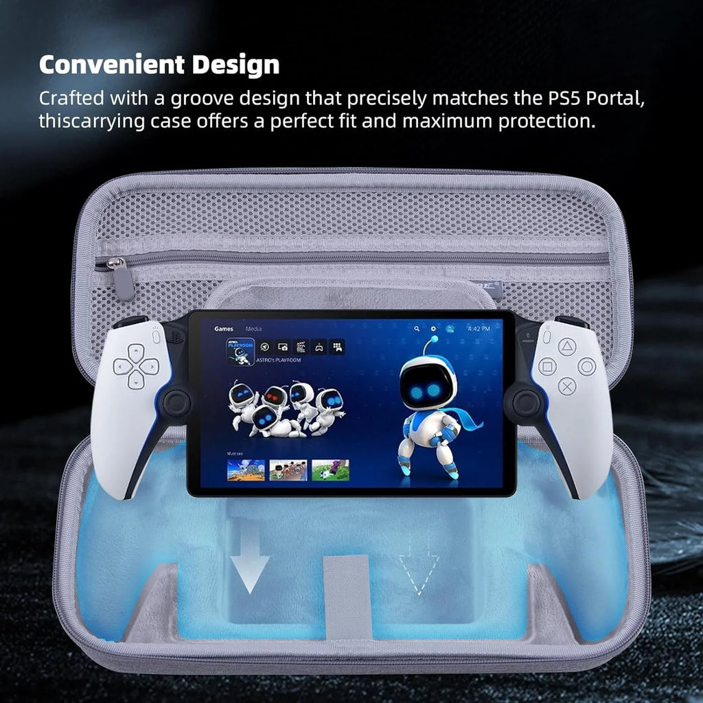 Kothab Carrying Travel Storage Case Compatible with Playstation Portal Remote Player, Protective Cover Case for PS5 Portal-Shockproof Anti-Scratch, Playstation Portal Accessories