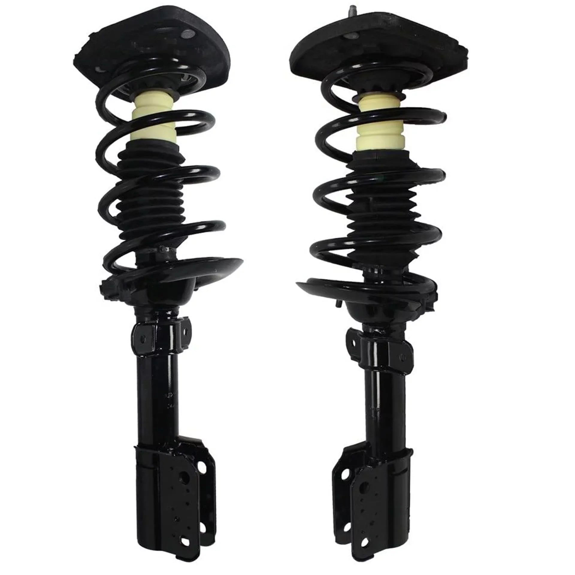 Detroit Axle - Rear Struts Sway Bars for 1997-2005 Buick Century 97-03 Pontiac Grand Prix 97-04 Regal [Excludes 18" Wheels] Complete 2 Struts with Coil Spring 2 Sway Bar Links Replacement