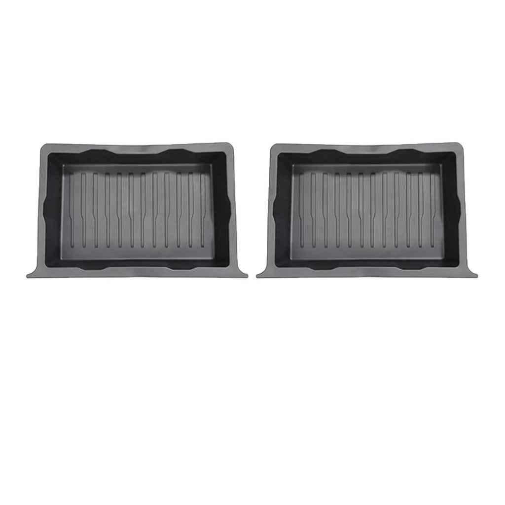 Under Seat Storage Box Underseat Hidden Storage Tray for 2pcs