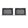 Under Seat Storage Box Underseat Hidden Storage Tray for 2pcs