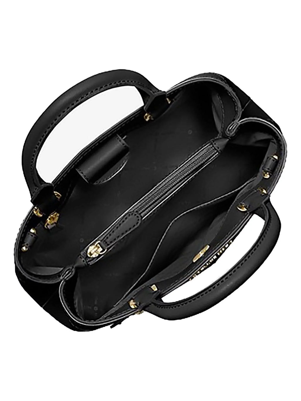 Michael Kors Hailee Large Saffiano Leather Satchel 38T9Cx2S3L Black