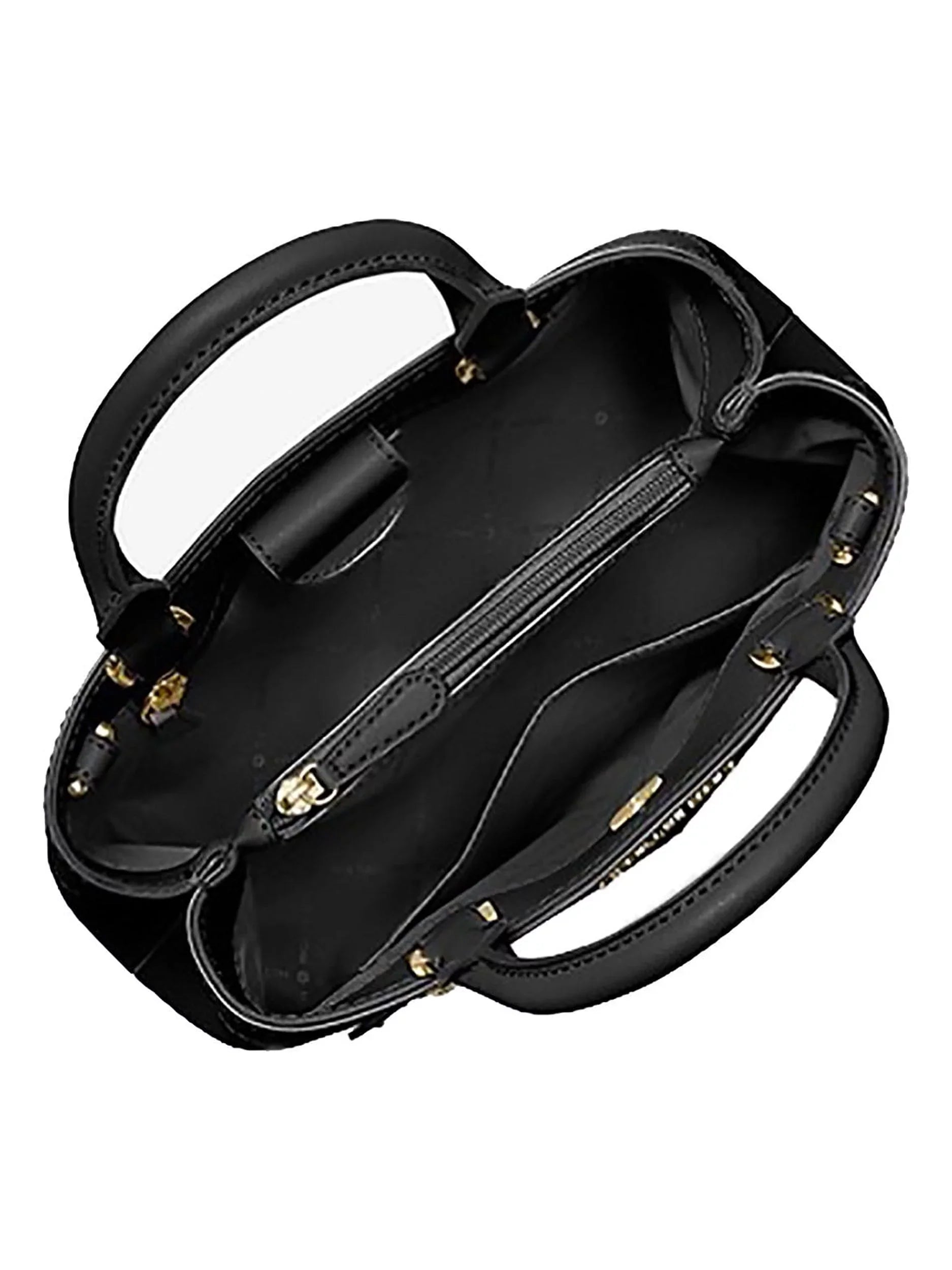 Michael Kors Hailee Large Saffiano Leather Satchel 38T9Cx2S3L Black