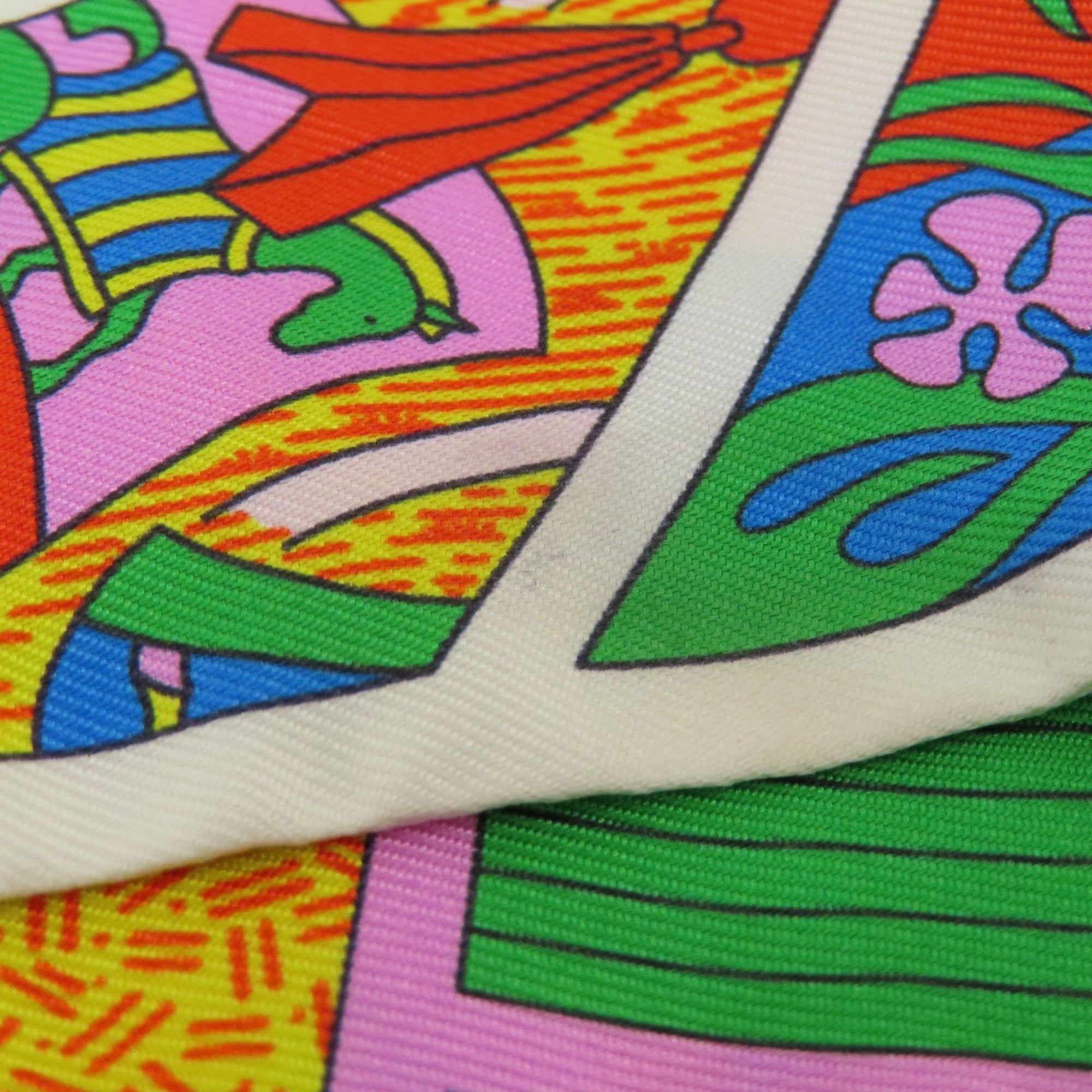 Pre-Owned Hermes Twilly Scarf Silk Women's HERMES (Good)