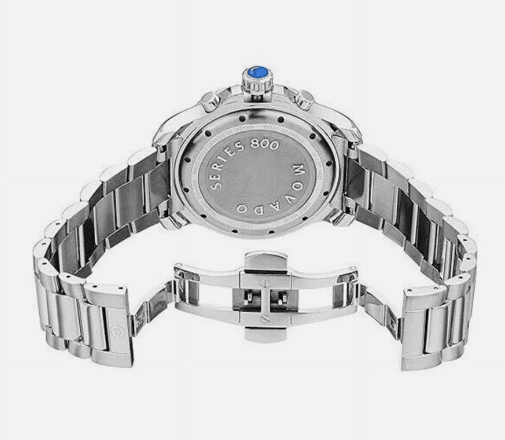 Movado Collection Series 800 Blue Dial Mens S/Steel Swiss Made Watch 2600151