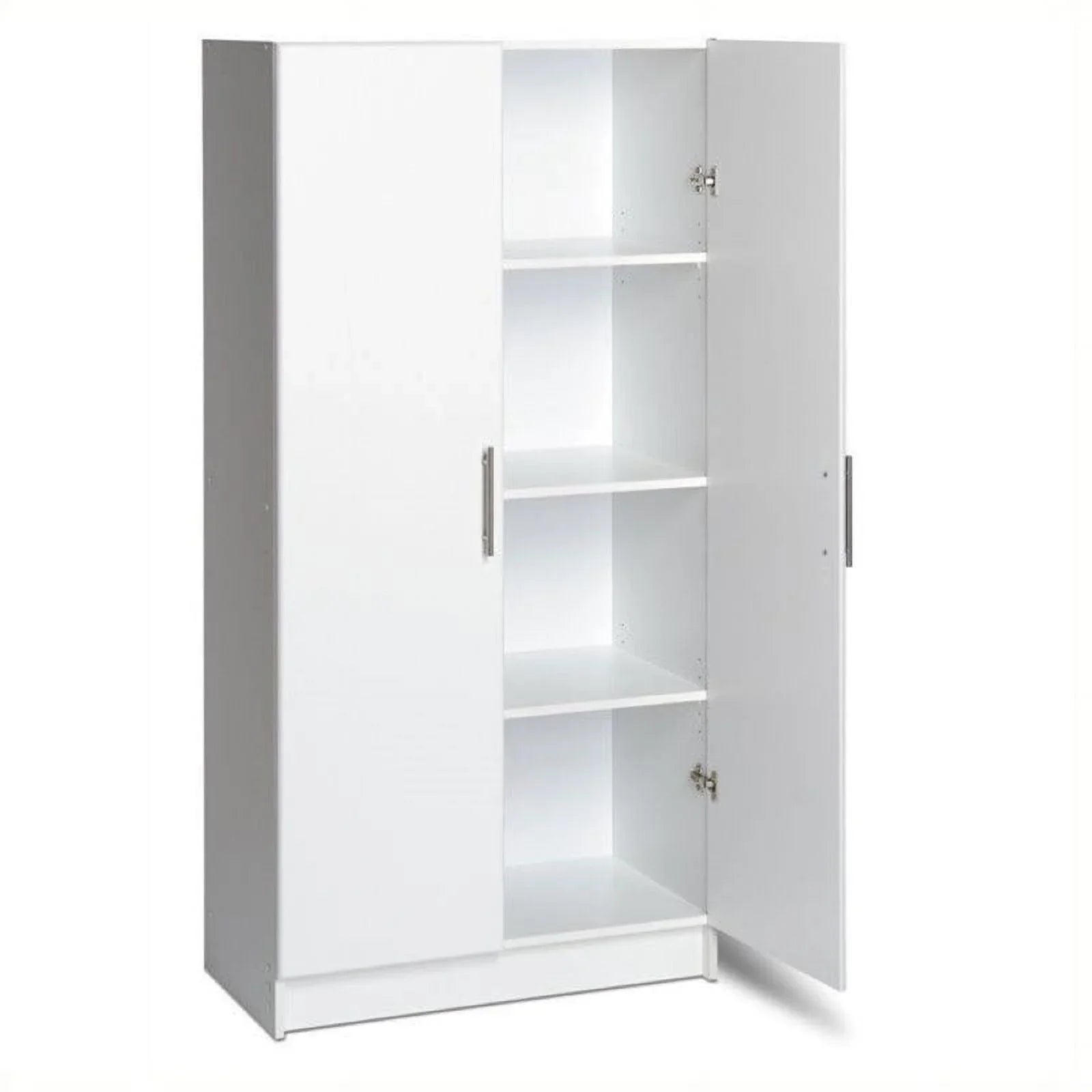 Bowery Hill 32" Transitional Composite Wood Storage Cabinet in White