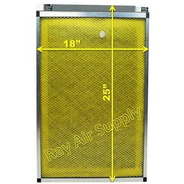 RAYAIR SUPPLY 18x25 Replacement Filter Pads Compatible with MicroPower Guard Air Cleaner 18x25 Refills (3 Pack)