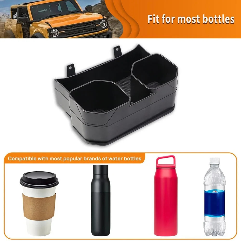 ALLTIMES Removable Cup Holder for Ford for Bronco 4 Door 2021-2023 (Off-Road Edition)