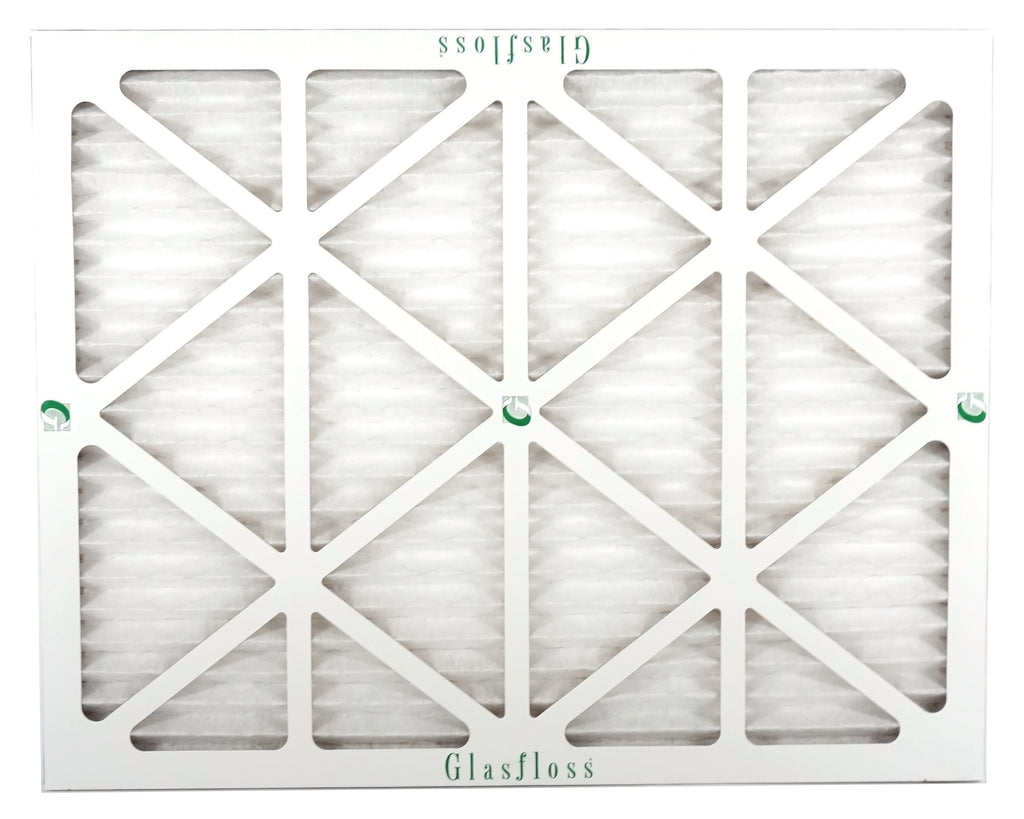 Glasfloss Air Filter 14x25x2 - 2" MERV 10 - (Pack of 12) - Pleated AC or HVAC Air Filter - Furnace Air Filter - Home or Office - Made In The USA.