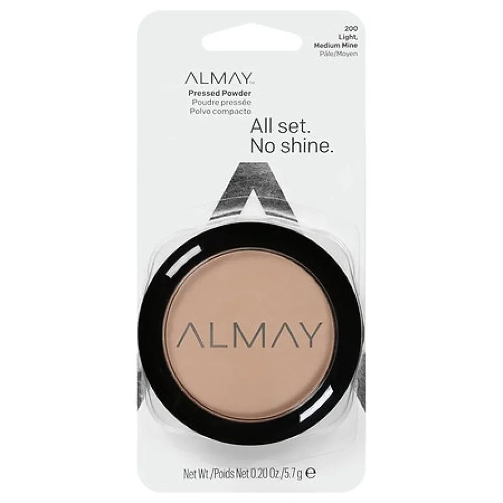 Almay Smart Shade Skin Tone Matching Pressed Powder, Light/Medium [200] 0.20 oz (Pack of 12)