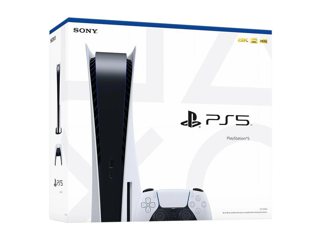 TEC PlayStation_PS5 Gaming Console (Disc Version) with One Extra Controller Bundle
