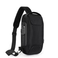 Steam Deck Carrying Case & NIntendo Switch Carrying Bag- Steam Console Carrying Chest Bag for Gamer-Chest Bag with Lock for Gaming Accessoreis Carrying-Black