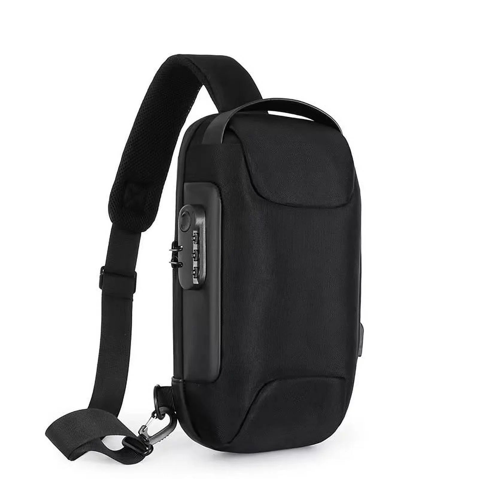 Steam Deck Carrying Case & NIntendo Switch Carrying Bag- Steam Console Carrying Chest Bag for Gamer-Chest Bag with Lock for Gaming Accessoreis Carrying-Black