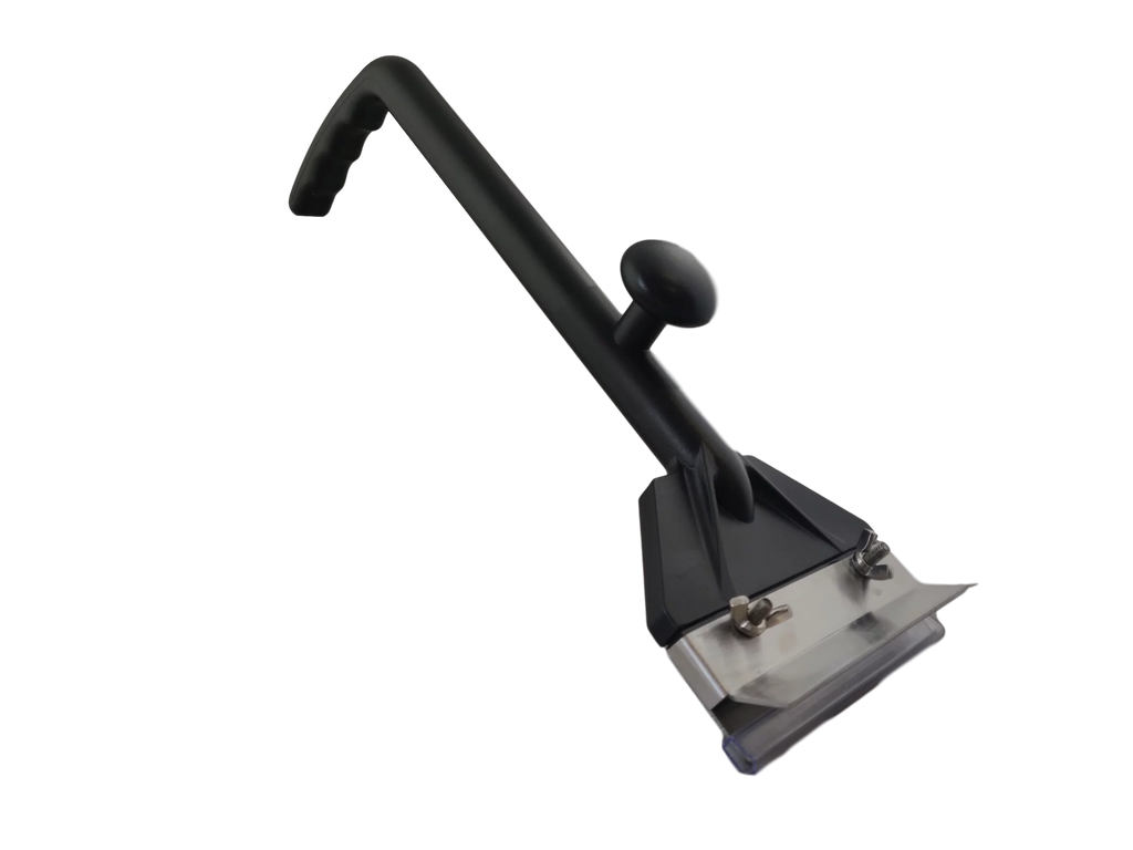 Chef-Master 90254 Griddle Scraper, Flat Iron Grill Griddle Scraper, Professional Restaurant Grade Quality, Blackstone Grill Griddle Scraper, Long Handle for Added Protection