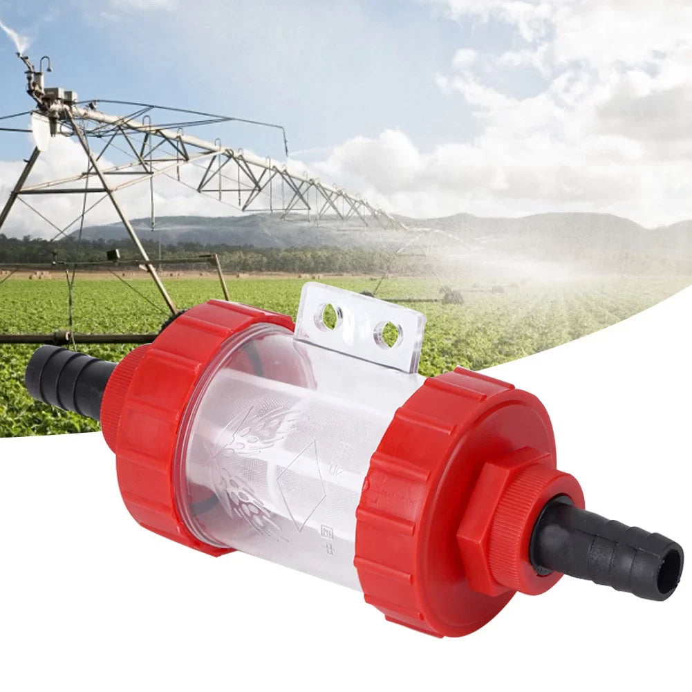 Tarente Agricultural In-Line Mesh Filter High Flow Fluid Pump Transparent Filter (G3/4in)