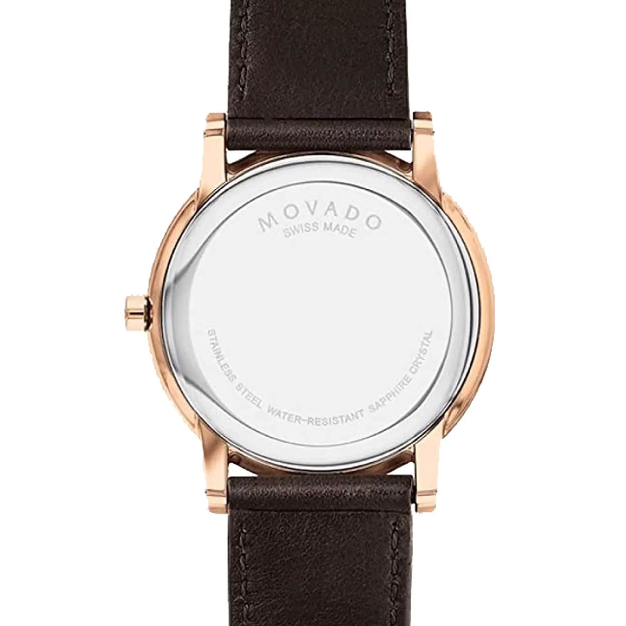 Movado 0607316 Men's Museum Classic Brown Strap Quartz Watch