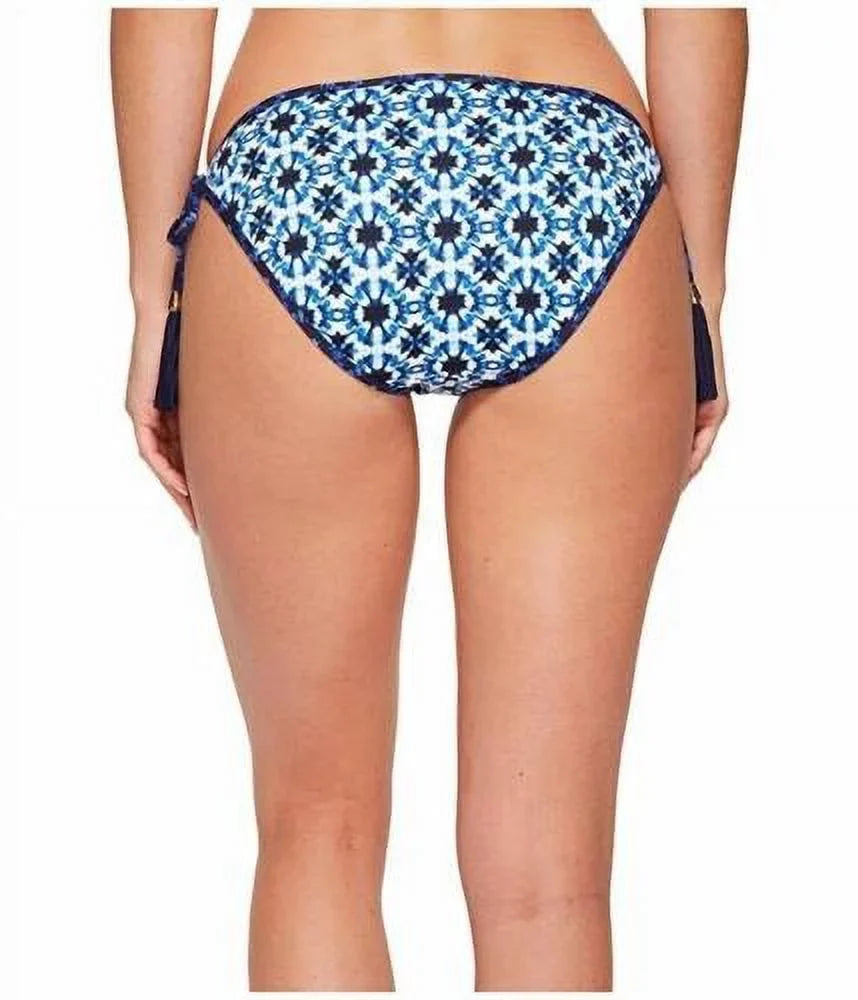 Tommy Bahama PLUNGE BLUE Shibori Reversible Bikini Swim Bottom, US Large/14