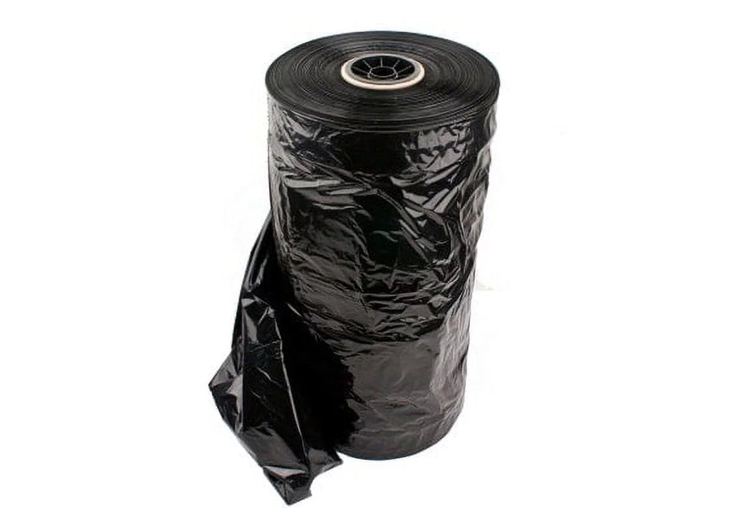 NAHANCO Plastic super weight garment bags on a roll, 72"H , Black - 249/ROLL