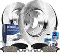 Detroit Axle - Rear Brake Kit for 2003-2011 Ford Crown Victoria Mercury Grand Marquis, 2003-2004 Mercury Marauder Brake Rotors and Ceramic Brakes Pads Replacement: 11.61" Rotors