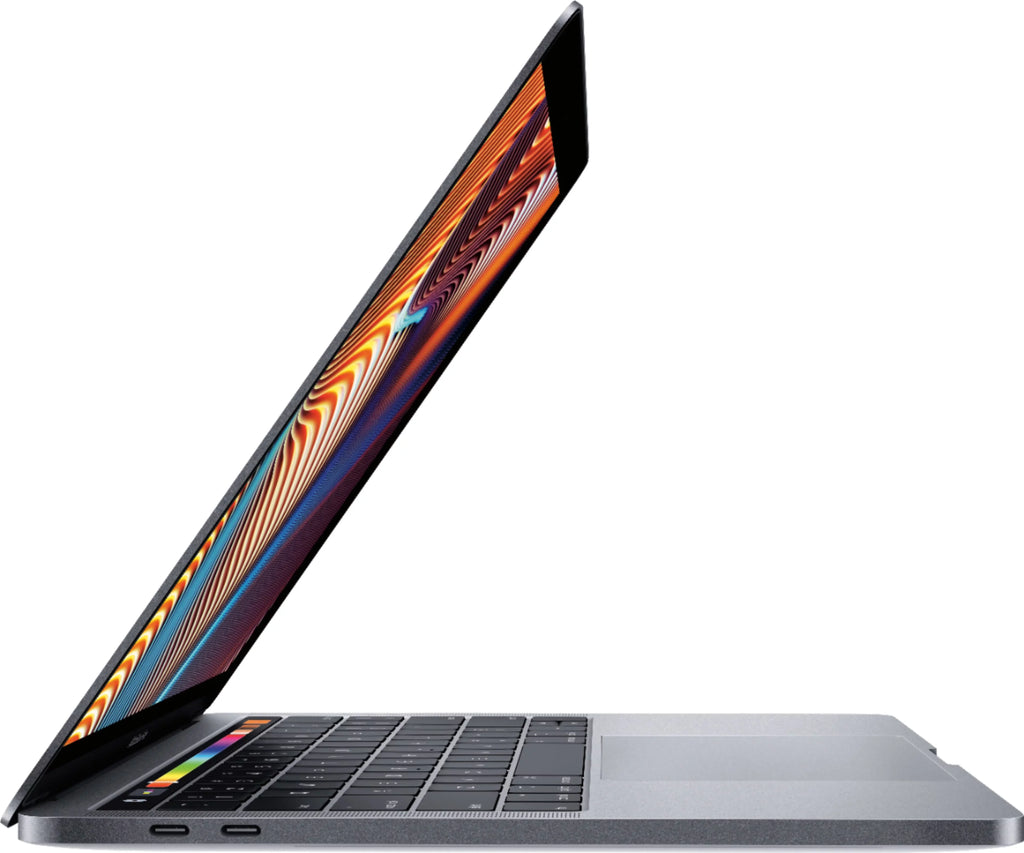 MacBook Pro 13-inch (i5 2.3GHz, 256GB SSD) (Mid 2018, MR9Q2LL/A) - Space Gray Bundle with Black Zipper Sleeve + Portable computer Starter Kit + Cleaning Kit (Refurbished)