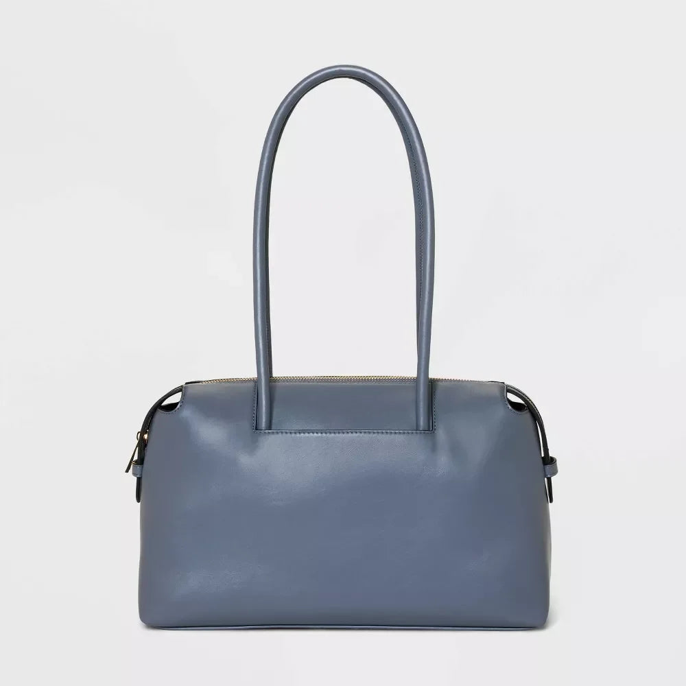A New Day East West Bowler Shoulder Handbag - Gray