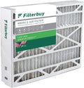 Filterbuy 20x25.25x3.5 MERV 8 Pleated HVAC AC Furnace Air Filters for Aprilaire Space-Gard 102/2120 (1-Pack)