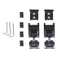 Jahy2Tech Set of 2 Black Front Hood Latch Lock Catch for Jeep Wrangler JK 07-18 - Increased Vehicle Protection