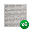 Replacement For 20x20x4 MERV 13 HVAC Air Filter (6 Pack)