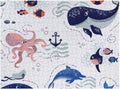 Wellsay 1000 Piece Jigsaw Puzzle for Kids Adults - Cute Sea Animals on The Waves Puzzle Game