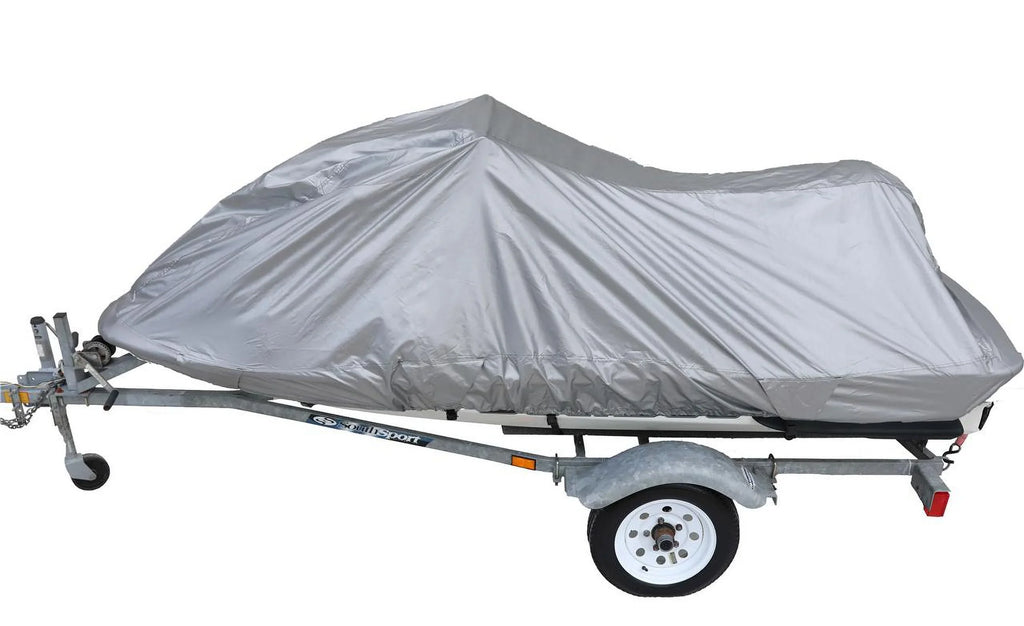 UV Reflective, Travel, Storage and Mooring Liquid PWC Jet Ski Cover for Polaris MSX 110 2003 2004