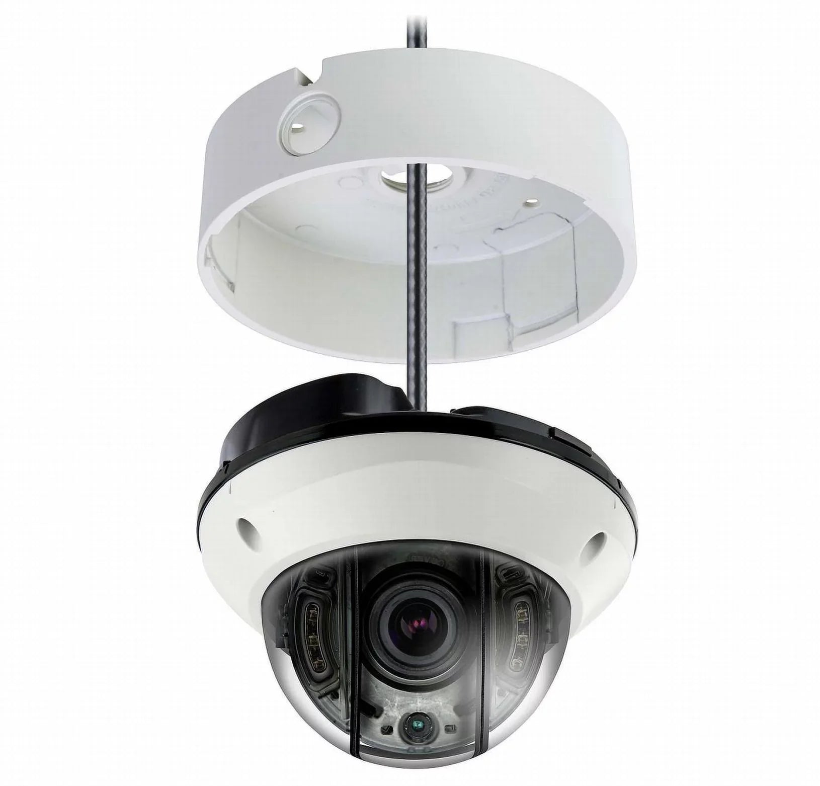 Eyemax Storm Series TVI-M2664V 1080P HD-TVI Vandal DOME IR Camera 2.8-12mm Dual Power, Motorized ( Made In Korea )