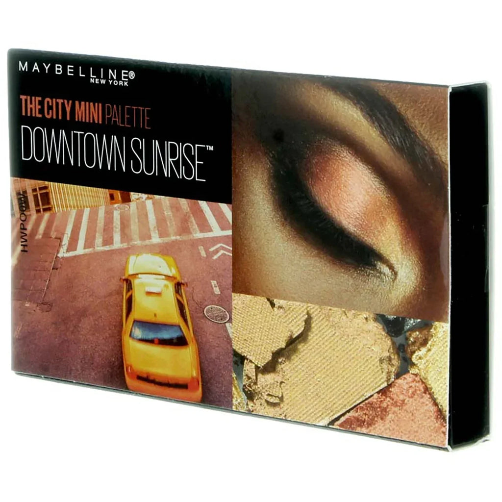 Maybelline The City Mini Eyeshadow Palette Makeup, Downtown Sunrise, 0.14 oz (Pack of 4)